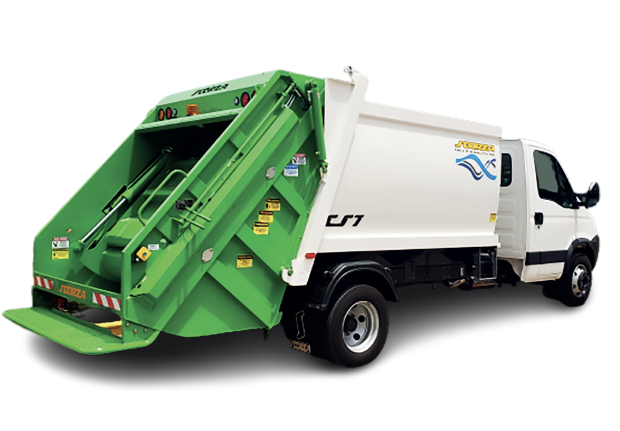 RECOLECTOR COMPACTADOR DE RESIDUOS CARGA TRASERA CS7