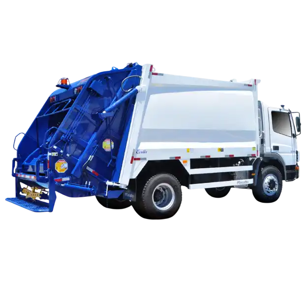 Recolector Compactador de Residuos Planalto Ecolix transparente